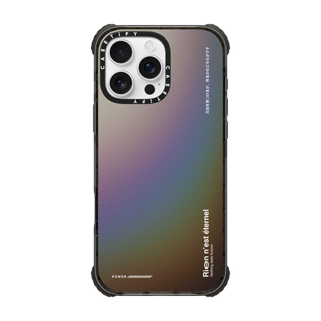 Realest Intentions x CASETiFY iPhone 16 Pro Max Case Black ウルトラ インパクトケース MagSafe 対応 Nothing Lasts Forever Realest Intentions x CASETiFY iPhone 16 Pro Max Case Black ウルトラ インパクトケース MagSafe 対応 Nothing Lasts Forever
