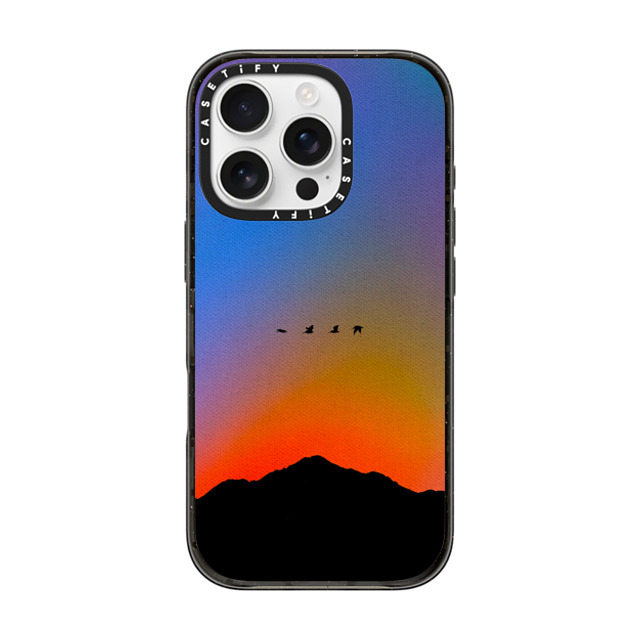 Realest Intentions x CASETiFY iPhone 16 Pro ケース ブラック インパクトケース Dream Birds Back to School Realest Intentions x CASETiFY iPhone 16 Pro ケース ブラック インパクトケース Dream Birds Back to School