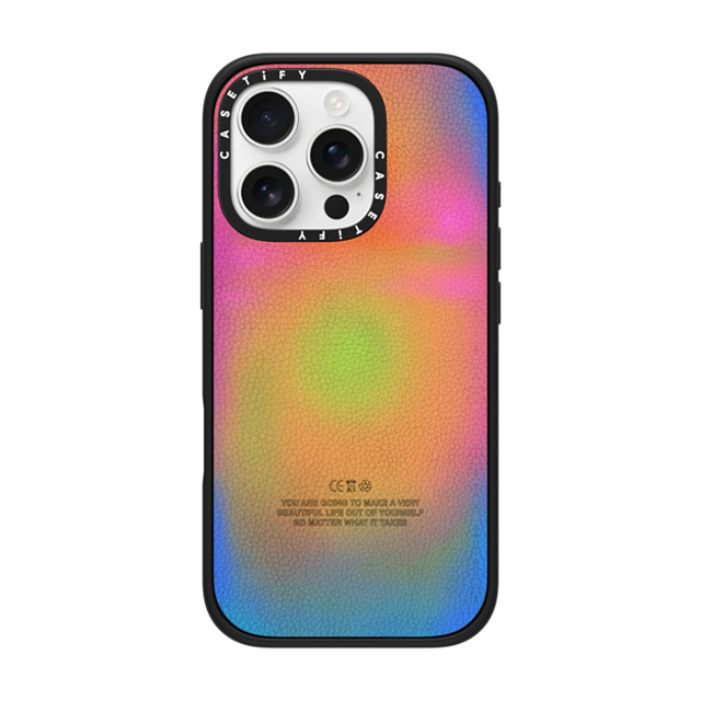 Realest Intentions x CASETiFY iPhone 16 Pro Case Matte Black Impact Case MagSafe Compatible Beautiful Life Back to School Realest Intentions x CASETiFY iPhone 16 Pro Case Matte Black Impact Case MagSafe Compatible Beautiful Life Back to School