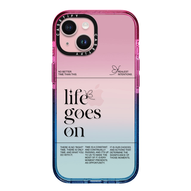 Realest Intentions x CASETiFY iPhone 15 ケース Cotton Candy インパクトケース Life Goes On