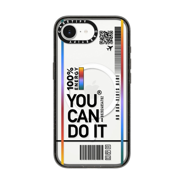 Realest Intentions x CASETiFY iPhone 16e ケース Quote,Typography ブラック インパクトケース MagSafe対応 You Can Do It Back to School Realest Intentions x CASETiFY iPhone 16e ケース Quote,Typography ブラック インパクトケース MagSafe対応 You Can Do It Back to School