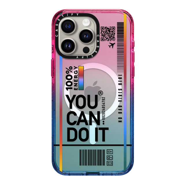 Realest Intentions x CASETiFY iPhone 15 Pro Max ケース Cotton Candy インパクトケース MagSafe対応 You Can Do It