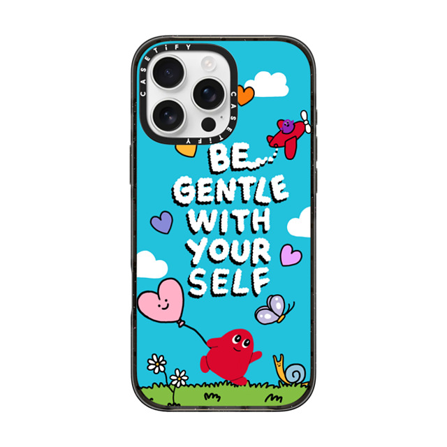 Slimy Oddity x CASETiFY iPhone 16 Pro Max ケース Butterfly,Heart ブラック インパクトケース Be Gentle With Yourself Back to School Slimy Oddity x CASETiFY iPhone 16 Pro Max ケース Butterfly,Heart ブラック インパクトケース Be Gentle With Yourself Back to School