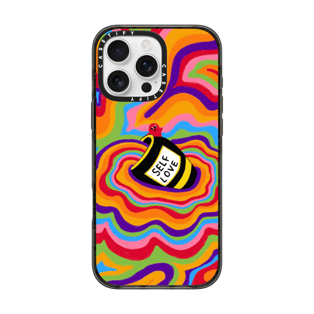 Slimy Oddity x CASETiFY iPhone 16 Pro Max ケース Cartoon,Quote ブラック インパクトケース 自分へのご褒美ギフト Back to School Slimy Oddity x CASETiFY iPhone 16 Pro Max ケース Cartoon,Quote ブラック インパクトケース 自分へのご褒美ギフト Back to School
