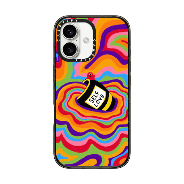 Slimy Oddity x CASETiFY iPhone 16 ケース Cartoon,Quote ブラック インパクトケース MagSafe対応 自分へのご褒美ギフト Back to School Slimy Oddity x CASETiFY iPhone 16 ケース Cartoon,Quote ブラック インパクトケース MagSafe対応 自分へのご褒美ギフト Back to School
