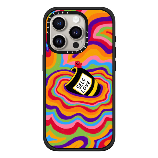 Slimy Oddity x CASETiFY iPhone 15 Pro ケース Cartoon,Quote マットブラック インパクトケース MagSafe対応 自分へのご褒美ギフト Back to School Slimy Oddity x CASETiFY iPhone 15 Pro ケース Cartoon,Quote マットブラック インパクトケース MagSafe対応 自分へのご褒美ギフト Back to School