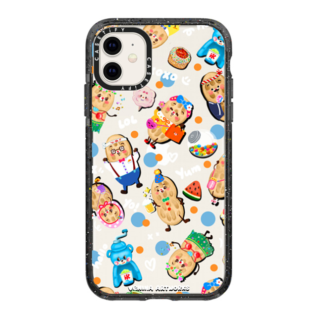 Venina_artworks x CASETiFY iPhone 11 Case Black Impact Case Peanuts Buddy Venina_artworks x CASETiFY iPhone 11 Case Black Impact Case Peanuts Buddy
