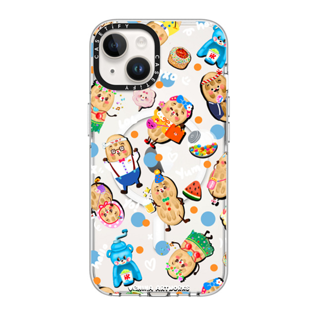 Venina_artworks x CASETiFY iPhone 14 Case Clear Clear Case MagSafe Compatible Peanuts Buddy Venina_artworks x CASETiFY iPhone 14 Case Clear Clear Case MagSafe Compatible Peanuts Buddy