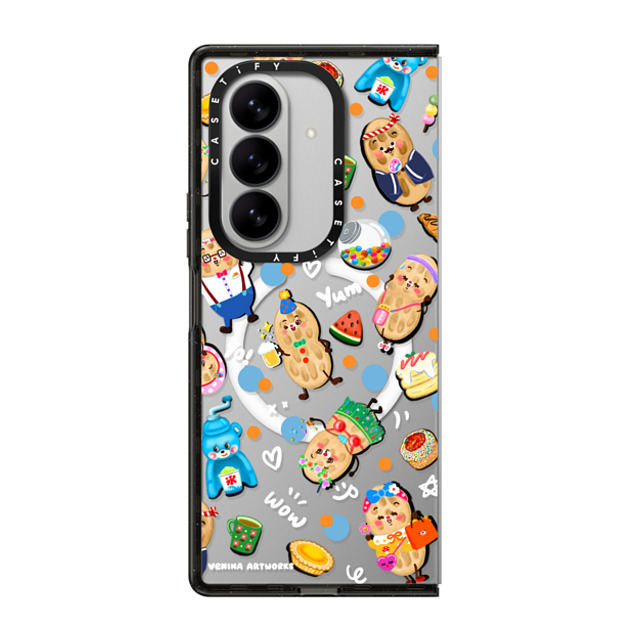 Venina_artworks x CASETiFY Galaxy Z Fold7 ケース ブラック マグネット式 インパクトケース Peanuts Buddy (for SS Flip) Halloween Venina_artworks x CASETiFY Galaxy Z Fold7 ケース ブラック マグネット式 インパクトケース Peanuts Buddy (for SS Flip) Halloween