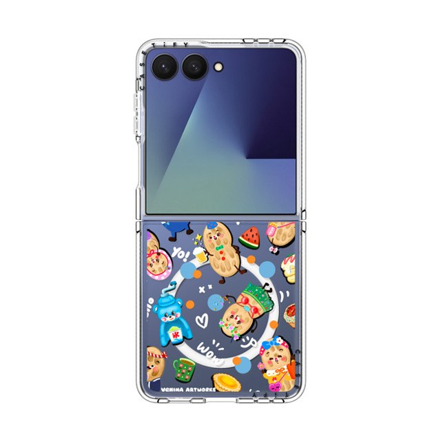 Venina_artworks x CASETiFY Galaxy Z Flip7 ケース クリア マグネット式 クリアケース Peanuts Buddy (for SS Flip) Halloween Venina_artworks x CASETiFY Galaxy Z Flip7 ケース クリア マグネット式 クリアケース Peanuts Buddy (for SS Flip) Halloween