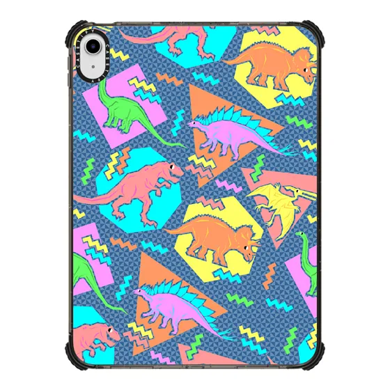 iPad Impact iPad 10.9 inch 10th gen Case 90 s dinosaur pattern