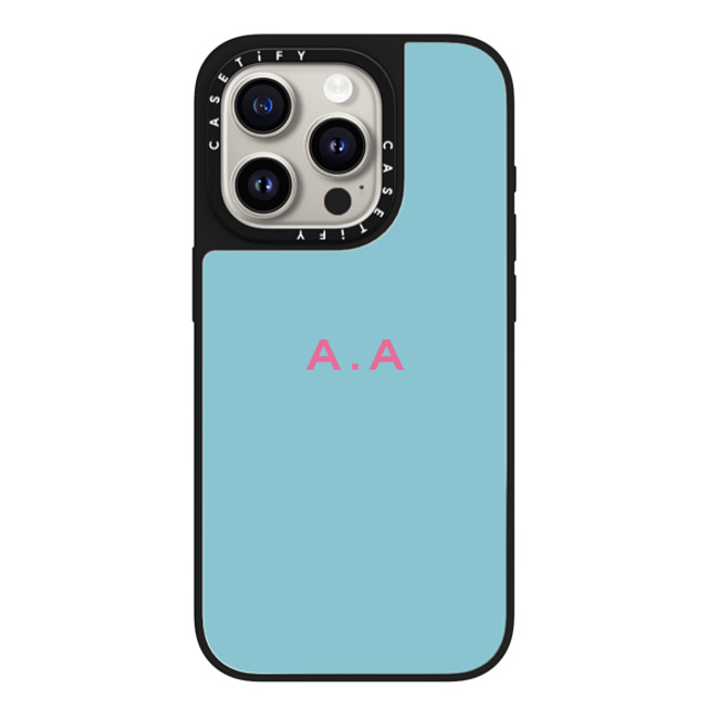 CASETiFY iPhone 15 Pro Case Silver on Black ミラーケース MagSafe対応 Custom Case - a. a CASETiFY iPhone 15 Pro Case Silver on Black ミラーケース MagSafe対応 Custom Case - a. a