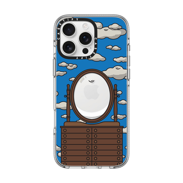 MicahHere x CASETiFY iPhone 16 Pro Max Case Clear Clear Case MagSafe Compatible Cloud Mirror by MicahHere Father's Day MicahHere x CASETiFY iPhone 16 Pro Max Case Clear Clear Case MagSafe Compatible Cloud Mirror by MicahHere Father's Day