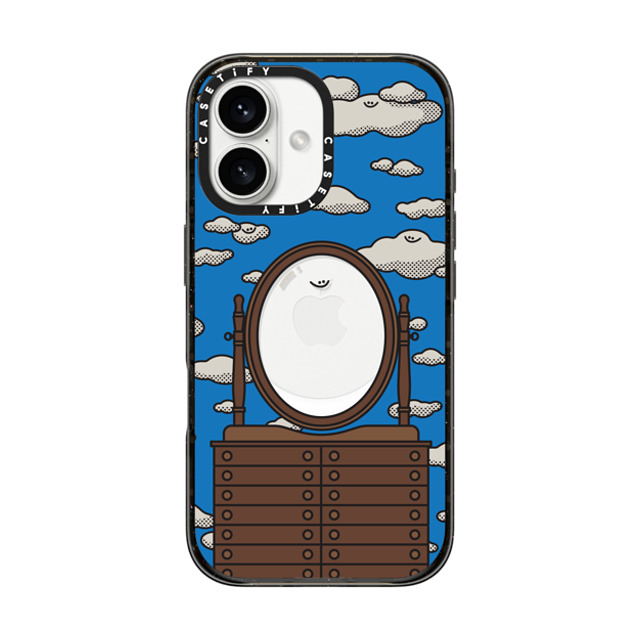 MicahHere x CASETiFY iPhone 16 Case Black Impact Case MagSafe Compatible Cloud Mirror by MicahHere Father's Day MicahHere x CASETiFY iPhone 16 Case Black Impact Case MagSafe Compatible Cloud Mirror by MicahHere Father's Day