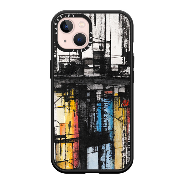 Eric Ho x CASETiFY iPhone 13 ケース マットブラック インパクトケース MagSafe対応 HKID by Eric Ho