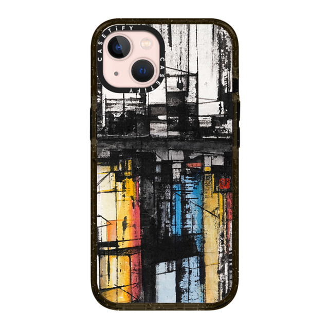 Eric Ho x CASETiFY iPhone 13 ケース ブラック インパクトケース MagSafe対応 HKID by Eric Ho