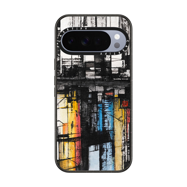 Eric Ho x CASETiFY Pixel 10 Pro XL Case Chrome,Fine Art Black Impact Magnetic Case HKID by Eric Ho