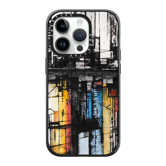 Eric Ho x CASETiFY iPhone 14 Pro ケース マットブラック インパクトケース MagSafe対応 HKID by Eric Ho