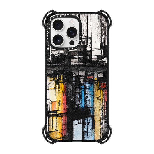 Eric Ho x CASETiFY iPhone 16 Pro Max ケース ブラック バウンスケース HKID by Eric Ho