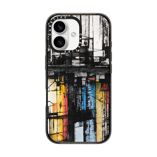 Eric Ho x CASETiFY iPhone 16 ケース ブラック インパクトケース MagSafe対応 HKID by Eric Ho