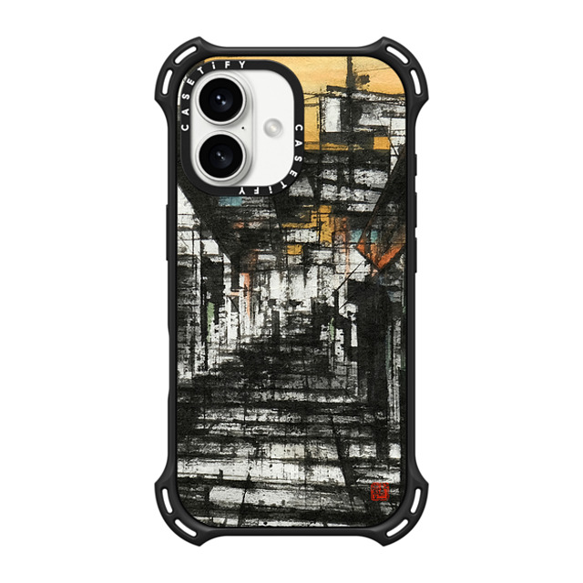 Eric Ho x CASETiFY iPhone 16 Case Fine Art,Monochrome Matte Black バウンスケース Pottinger Street by Eric Ho Father's Day Eric Ho x CASETiFY iPhone 16 Case Fine Art,Monochrome Matte Black バウンスケース Pottinger Street by Eric Ho Father's Day