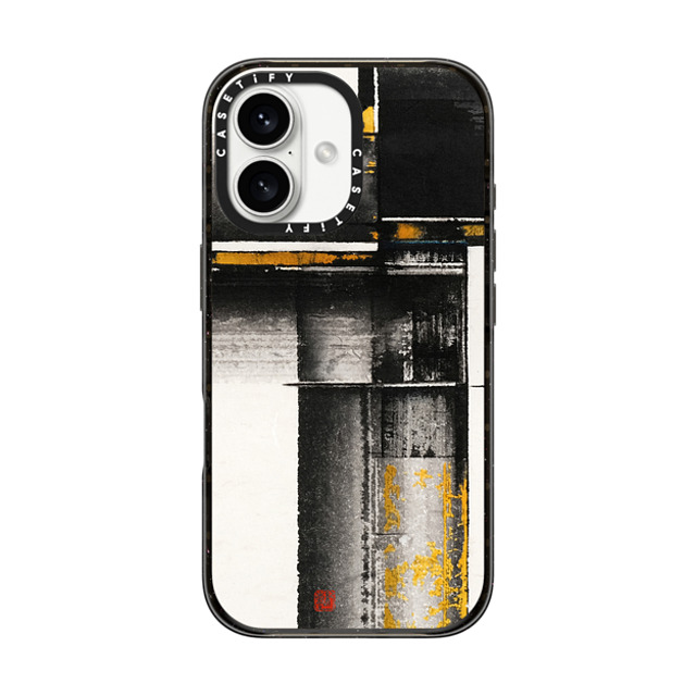 Eric Ho x CASETiFY iPhone 16 ケース Fine Art,Monochrome ブラック インパクトケース Ink Tectonic by Eric Ho Back to School Eric Ho x CASETiFY iPhone 16 ケース Fine Art,Monochrome ブラック インパクトケース Ink Tectonic by Eric Ho Back to School