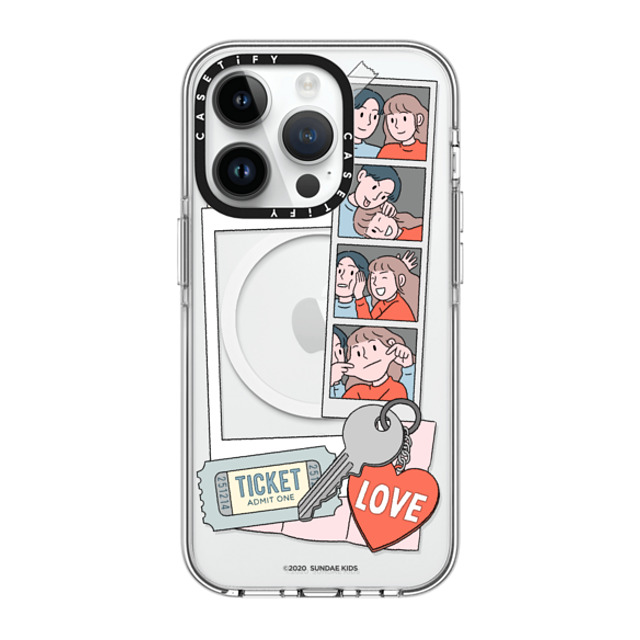 A-GENT TOKYO x CASETiFY iPhone 14 Pro Case Clear Clear Case MagSafe Compatible Sundae Kids- Polaroid A-GENT TOKYO x CASETiFY iPhone 14 Pro Case Clear Clear Case MagSafe Compatible Sundae Kids- Polaroid