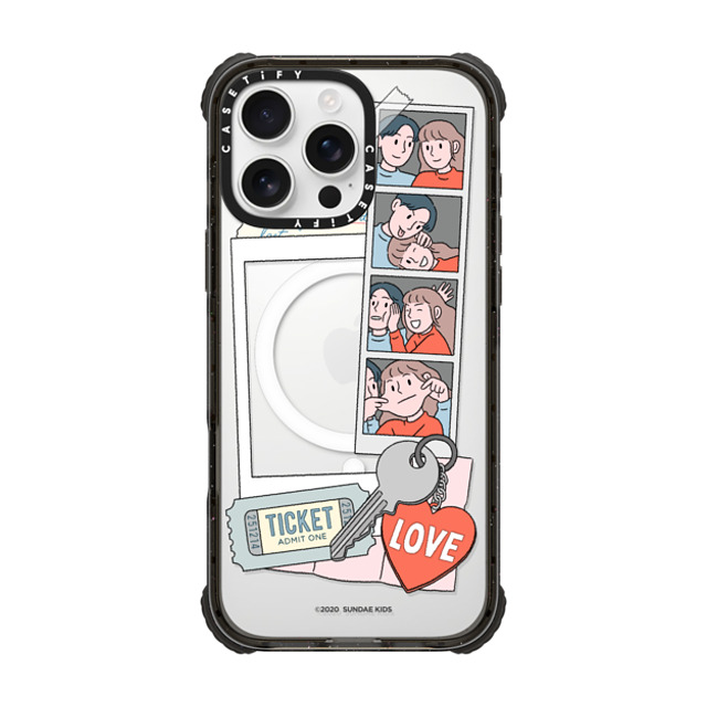 A-GENT TOKYO x CASETiFY iPhone 16 Pro Max Case Black ウルトラ インパクトケース MagSafe 対応 Sundae Kids- Polaroid A-GENT TOKYO x CASETiFY iPhone 16 Pro Max Case Black ウルトラ インパクトケース MagSafe 対応 Sundae Kids- Polaroid
