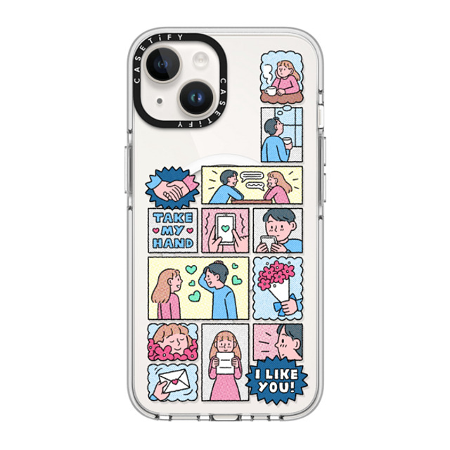 A-GENT TOKYO x CASETiFY iPhone 14 Case Clear Clear Case MagSafe Compatible Comic A-GENT TOKYO x CASETiFY iPhone 14 Case Clear Clear Case MagSafe Compatible Comic