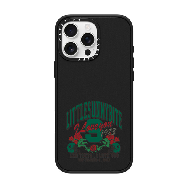 A-GENT TOKYO x CASETiFY iPhone 16 Pro Max Case Quote,Y2K マットブラック Impact Case MagSafe Compatible I Love You- Little Sunny Bite Mother's Day A-GENT TOKYO x CASETiFY iPhone 16 Pro Max Case Quote,Y2K マットブラック Impact Case MagSafe Compatible I Love You- Little Sunny Bite Mother's Day