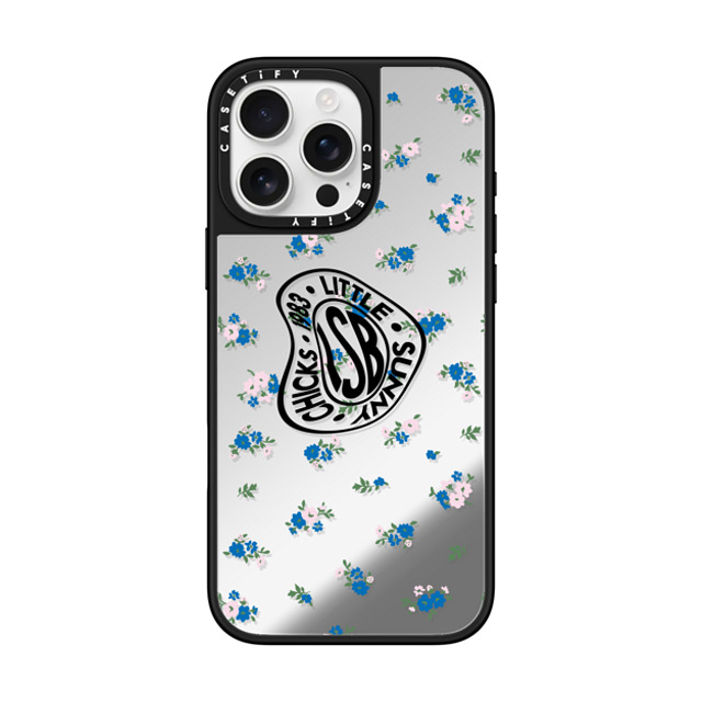 A-GENT TOKYO x CASETiFY iPhone 16 Pro Max Case Sticker,Floral Silver on Black ミラーケース MagSafe対応 Floral- Little Sunny Bite Mother's Day A-GENT TOKYO x CASETiFY iPhone 16 Pro Max Case Sticker,Floral Silver on Black ミラーケース MagSafe対応 Floral- Little Sunny Bite Mother's Day