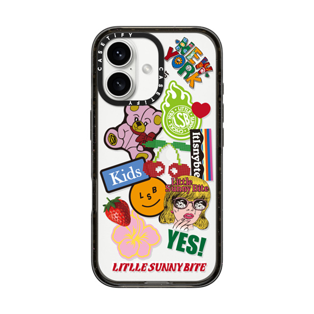 A-GENT TOKYO x CASETiFY iPhone 16 ケース Sticker,Y2K ブラック インパクトケース Sticker- Little Sunny Bite Mother's Day A-GENT TOKYO x CASETiFY iPhone 16 ケース Sticker,Y2K ブラック インパクトケース Sticker- Little Sunny Bite Mother's Day