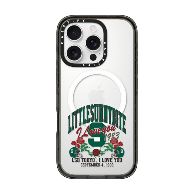 A-GENT TOKYO x CASETiFY iPhone 16 Pro Case Quote,Y2K Black Impact Case MagSafe Compatible I Love You- Little Sunny Bite Mother's Day A-GENT TOKYO x CASETiFY iPhone 16 Pro Case Quote,Y2K Black Impact Case MagSafe Compatible I Love You- Little Sunny Bite Mother's Day