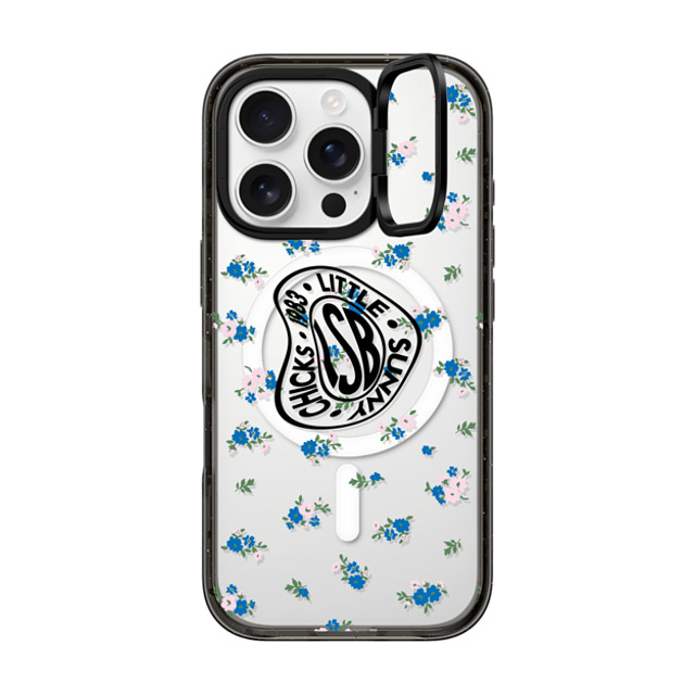 A-GENT TOKYO x CASETiFY iPhone 16 Pro Case Sticker,Floral Black インパクトリングスタンドケース MagSafe対応 Floral- Little Sunny Bite Back to School A-GENT TOKYO x CASETiFY iPhone 16 Pro Case Sticker,Floral Black インパクトリングスタンドケース MagSafe対応 Floral- Little Sunny Bite Back to School