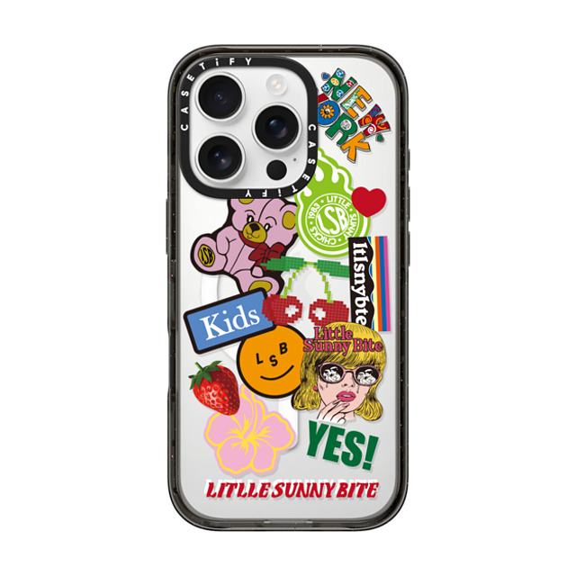 A-GENT TOKYO x CASETiFY iPhone 16 Pro ケース Sticker,Y2K ブラック インパクトケース MagSafe対応 Sticker- Little Sunny Bite Father's Day A-GENT TOKYO x CASETiFY iPhone 16 Pro ケース Sticker,Y2K ブラック インパクトケース MagSafe対応 Sticker- Little Sunny Bite Father's Day