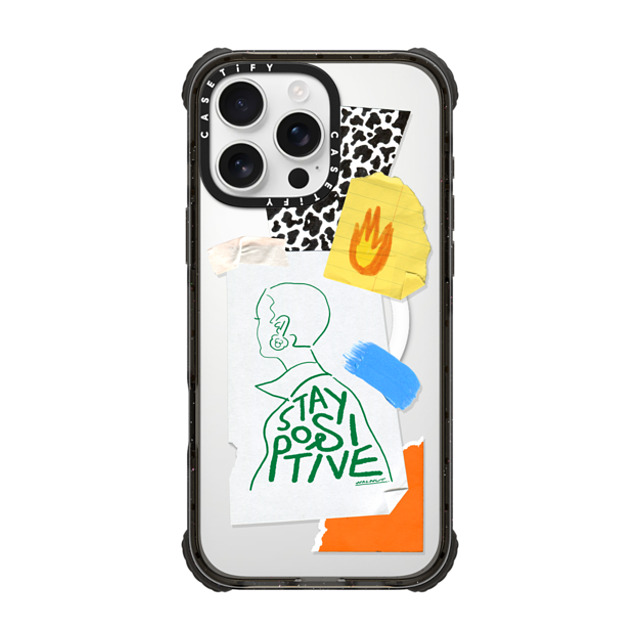 A-GENT TOKYO x CASETiFY iPhone 16 Pro Max ケース ブラック ウルトラ インパクトケース MagSafe 対応 WALNUT- Stay Positive Father's Day A-GENT TOKYO x CASETiFY iPhone 16 Pro Max ケース ブラック ウルトラ インパクトケース MagSafe 対応 WALNUT- Stay Positive Father's Day