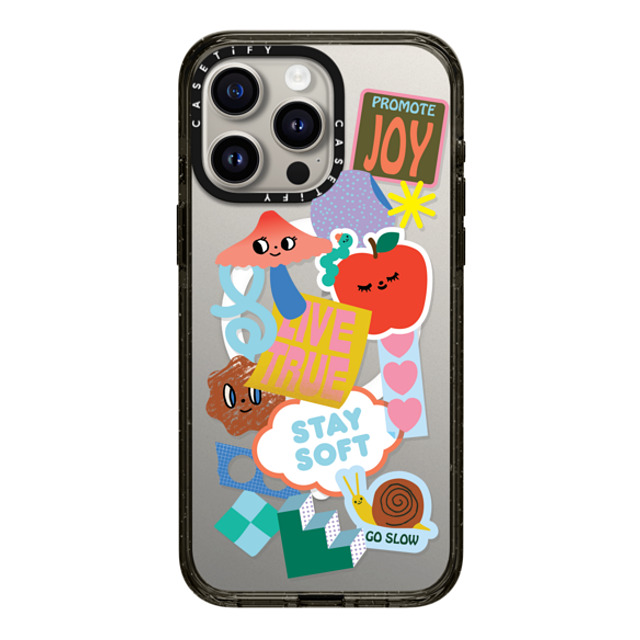 A-GENT TOKYO x CASETiFY iPhone 15 Pro Max Case Black Impact Case MagSafe Compatible Joy- Beci Orpin Mother's Day A-GENT TOKYO x CASETiFY iPhone 15 Pro Max Case Black Impact Case MagSafe Compatible Joy- Beci Orpin Mother's Day
