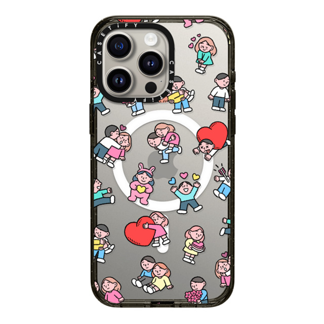 A-GENT TOKYO x CASETiFY iPhone 15 Pro Max ケース ブラック インパクトケース MagSafe対応 Pattern icon