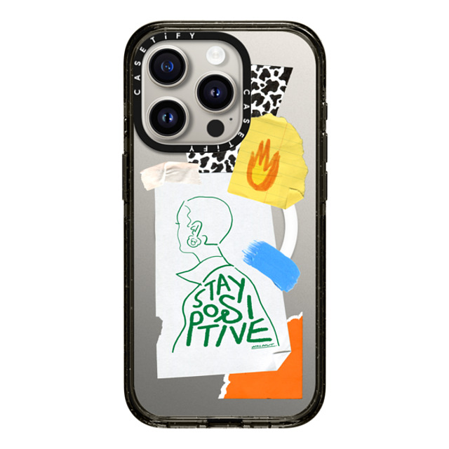 A-GENT TOKYO x CASETiFY iPhone 15 Pro ケース ブラック インパクトケース MagSafe対応 WALNUT- Stay Positive Father's Day A-GENT TOKYO x CASETiFY iPhone 15 Pro ケース ブラック インパクトケース MagSafe対応 WALNUT- Stay Positive Father's Day