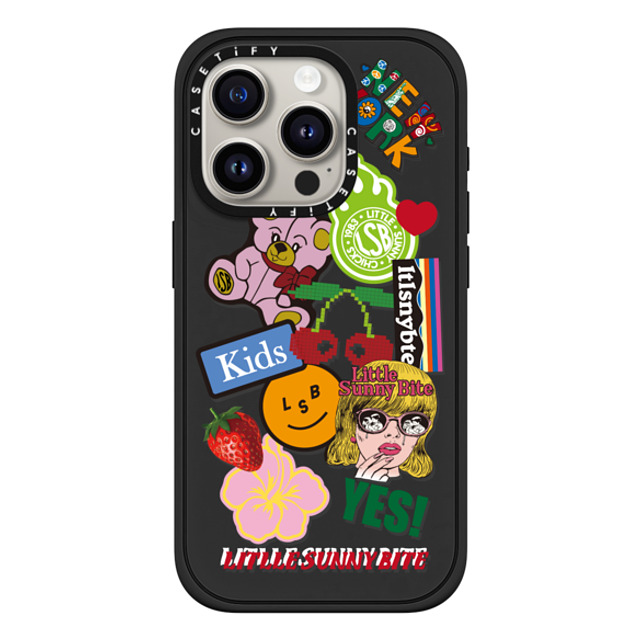 A-GENT TOKYO x CASETiFY iPhone 15 Pro ケース Sticker,Y2K マットブラック インパクトケース MagSafe対応 Sticker- Little Sunny Bite Father's Day A-GENT TOKYO x CASETiFY iPhone 15 Pro ケース Sticker,Y2K マットブラック インパクトケース MagSafe対応 Sticker- Little Sunny Bite Father's Day