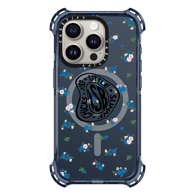 A-GENT TOKYO x CASETiFY iPhone 15 Pro Case Sticker,Floral Classic Blue バウンスケース Floral- Little Sunny Bite Father's Day A-GENT TOKYO x CASETiFY iPhone 15 Pro Case Sticker,Floral Classic Blue バウンスケース Floral- Little Sunny Bite Father's Day