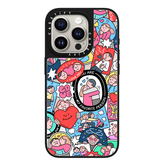 A-GENT TOKYO x CASETiFY iPhone 15 Pro Case Silver on Black ミラーケース MagSafe対応 ステッカー A-GENT TOKYO x CASETiFY iPhone 15 Pro Case Silver on Black ミラーケース MagSafe対応 ステッカー
