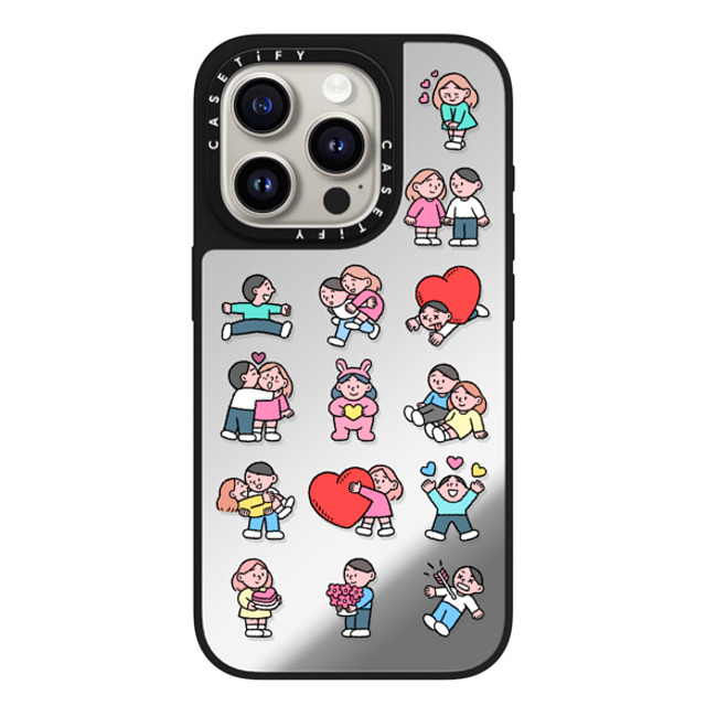 A-GENT TOKYO x CASETiFY iPhone 15 Pro Case Silver on Black ミラーケース MagSafe対応 Small icon A-GENT TOKYO x CASETiFY iPhone 15 Pro Case Silver on Black ミラーケース MagSafe対応 Small icon