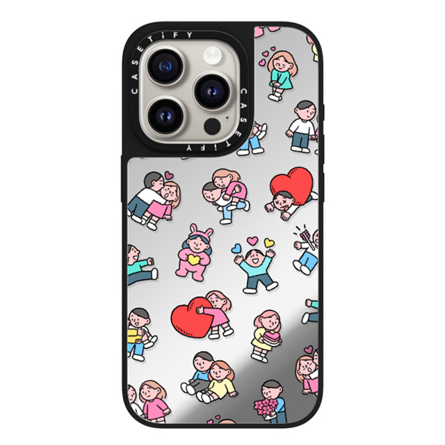 A-GENT TOKYO x CASETiFY iPhone 15 Pro Case Silver on Black ミラーケース MagSafe対応 Pattern icon A-GENT TOKYO x CASETiFY iPhone 15 Pro Case Silver on Black ミラーケース MagSafe対応 Pattern icon