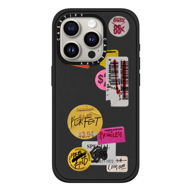 A-GENT TOKYO x CASETiFY iPhone 15 Pro Case Sticker,Y2K マットブラック インパクトケース MagSafe対応 Aries Moross- WorthIT Mother's Day A-GENT TOKYO x CASETiFY iPhone 15 Pro Case Sticker,Y2K マットブラック インパクトケース MagSafe対応 Aries Moross- WorthIT Mother's Day