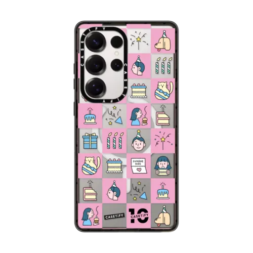 Galaxy S25 Ultra - Sundae Kids- Birthday Checkerboard