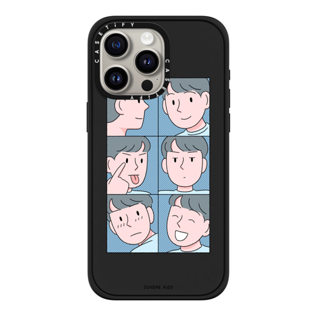 A-GENT TOKYO x CASETiFY iPhone 15 Pro Max Case Matte Black Impact Case MagSafe Compatible COMIC BOY A-GENT TOKYO x CASETiFY iPhone 15 Pro Max Case Matte Black Impact Case MagSafe Compatible COMIC BOY