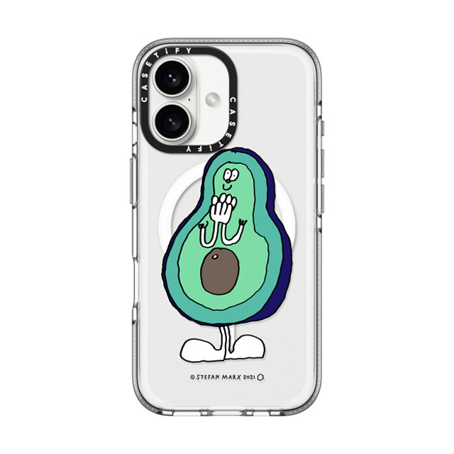 A-GENT TOKYO x CASETiFY iPhone 16 ケース Cartoon,Geometric クリア クリア ケース MagSafe対応 Stefan Marx- Avocado Mother's Day A-GENT TOKYO x CASETiFY iPhone 16 ケース Cartoon,Geometric クリア クリア ケース MagSafe対応 Stefan Marx- Avocado Mother's Day