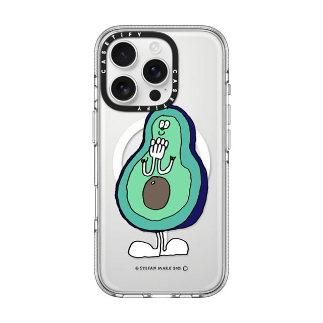 A-GENT TOKYO x CASETiFY iPhone 16 Pro Case Cartoon,Geometric Clear Clear Case MagSafe Compatible Stefan Marx- Avocado Mother's Day A-GENT TOKYO x CASETiFY iPhone 16 Pro Case Cartoon,Geometric Clear Clear Case MagSafe Compatible Stefan Marx- Avocado Mother's Day
