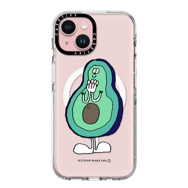 A-GENT TOKYO x CASETiFY iPhone 15 ケース Cartoon,Geometric クリア クリア ケース MagSafe対応 Stefan Marx- Avocado Mother's Day A-GENT TOKYO x CASETiFY iPhone 15 ケース Cartoon,Geometric クリア クリア ケース MagSafe対応 Stefan Marx- Avocado Mother's Day